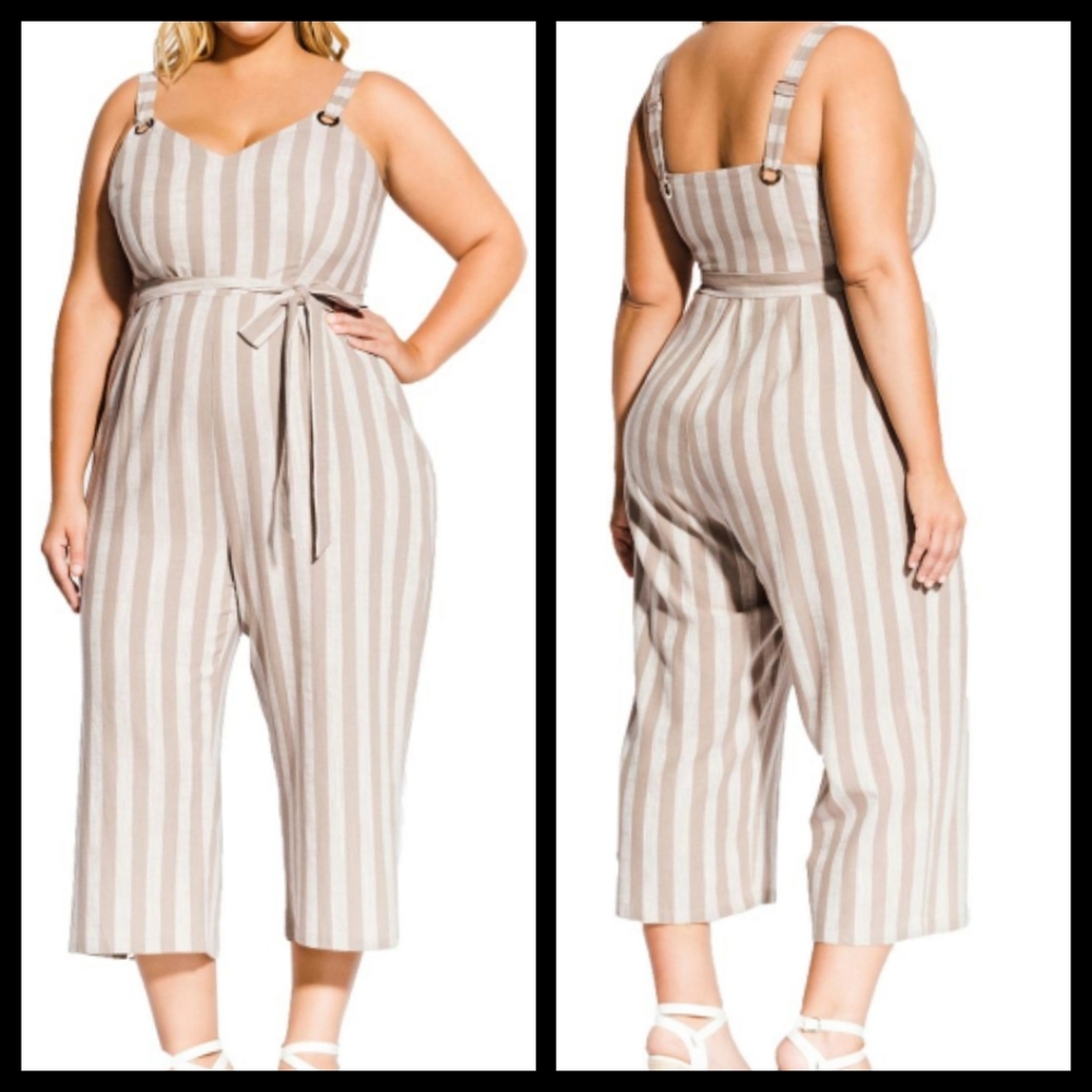 City Chic Carmine Jumpsuit Size 16 NWT